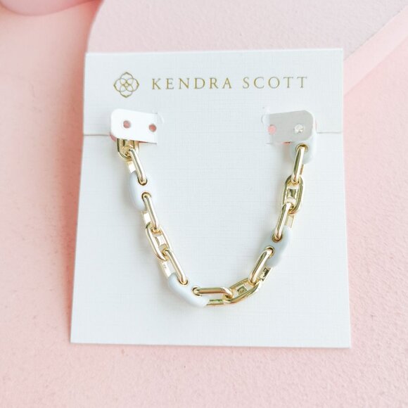 Kendra Scott Jewelry - Kendra Scott - Bailey White Mix Gold Chain Bracelet - NEW
